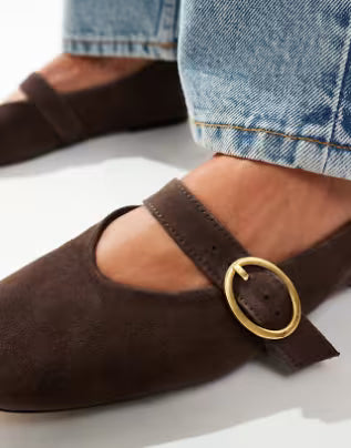 ORTIZ-ballet in brown