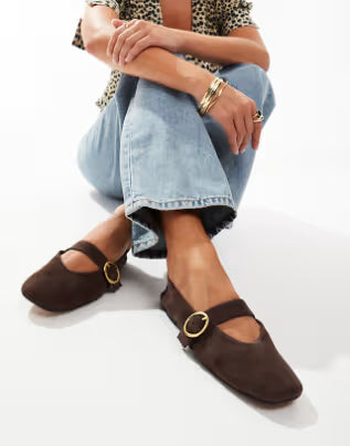 ORTIZ-ballet in brown